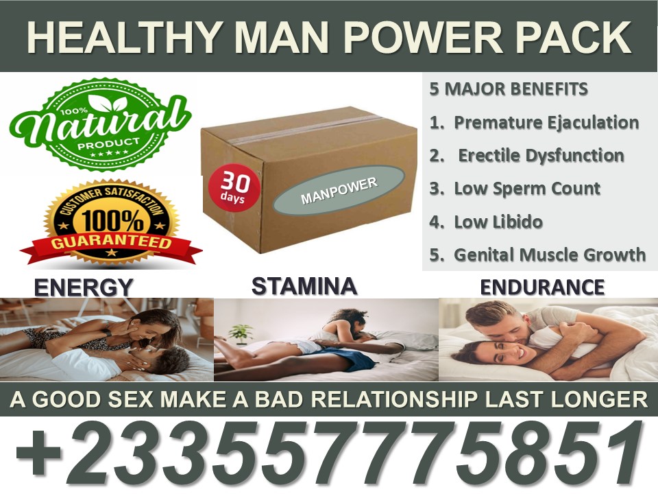 MANPOWER PACK - Natural Remedy for Premature Ejaculation & Erectile Dysfunction