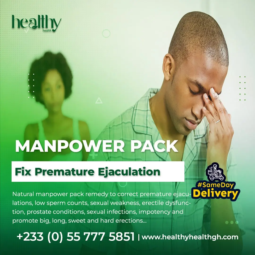 MANPOWER PACK - Natural Remedy for Premature Ejaculation & Erectile Dysfunction